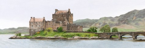 Eilean Donan Castle (5.25 x 1.75 inches)