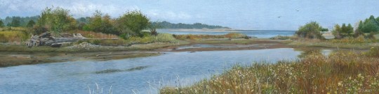 Afternoon at the Estuary (1.5 x 6 inches)