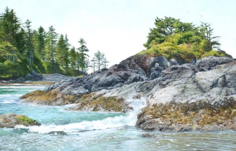 Summer Spray (2.25 x 3.5 inches)