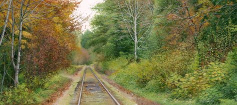 Along the Tracks II (2 x 4.5 inches)